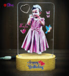 Colour printed Led light lamp (portrait 4x6 inch)