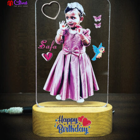 Colour printed Led light lamp (portrait 4x6 inch)