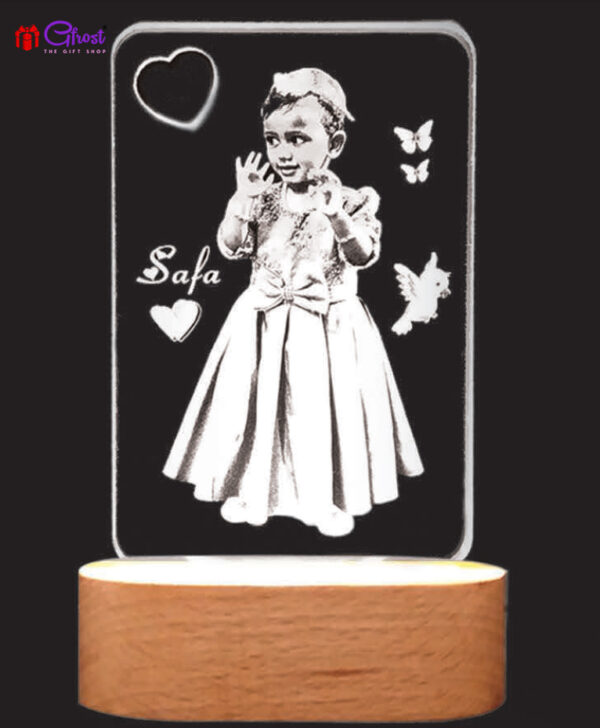 Led light lamp (portrait 4x6 inch)