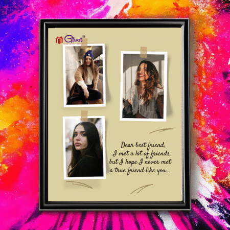 LED photo frame 12x8 inch (Taped polaroid edits)